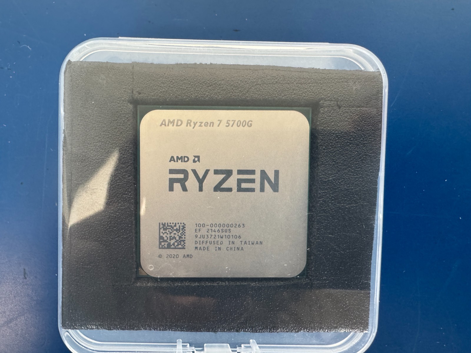 AMD Ryzen 7 5700G - 8-Core 3.8GHz Cezanne (Zen 3) CPU Desktop Processor AM4 65W
