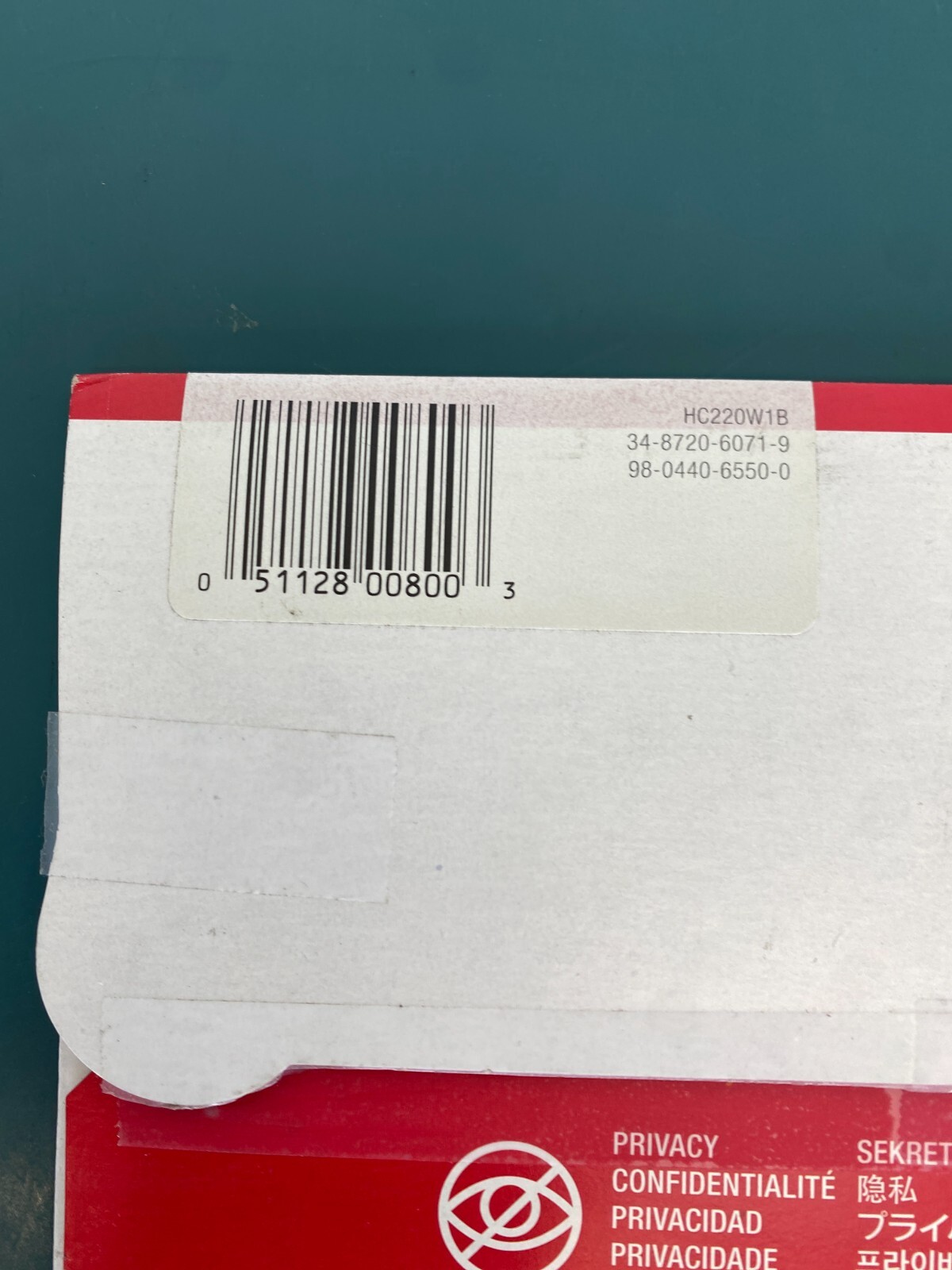 3M FILTERS HCPFLCD 22" W 16:10 HC220W1B 3M DATA PRODUCTS 3M HC220W1B - Image 2