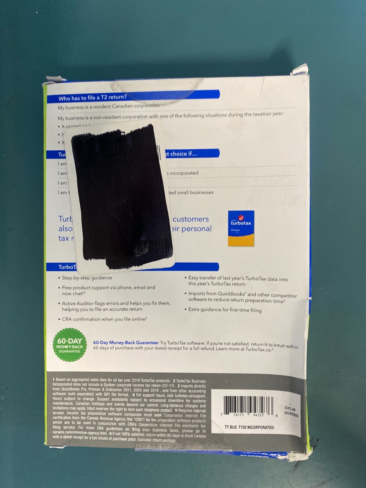 Intuit Turbotax Business Incorporated PC English CD nov 2020 to oct 2021 - Image 3