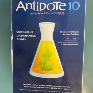 Druide Antitode 10 Correcteur Dictionnaires Guides Français Windows Mac Linux