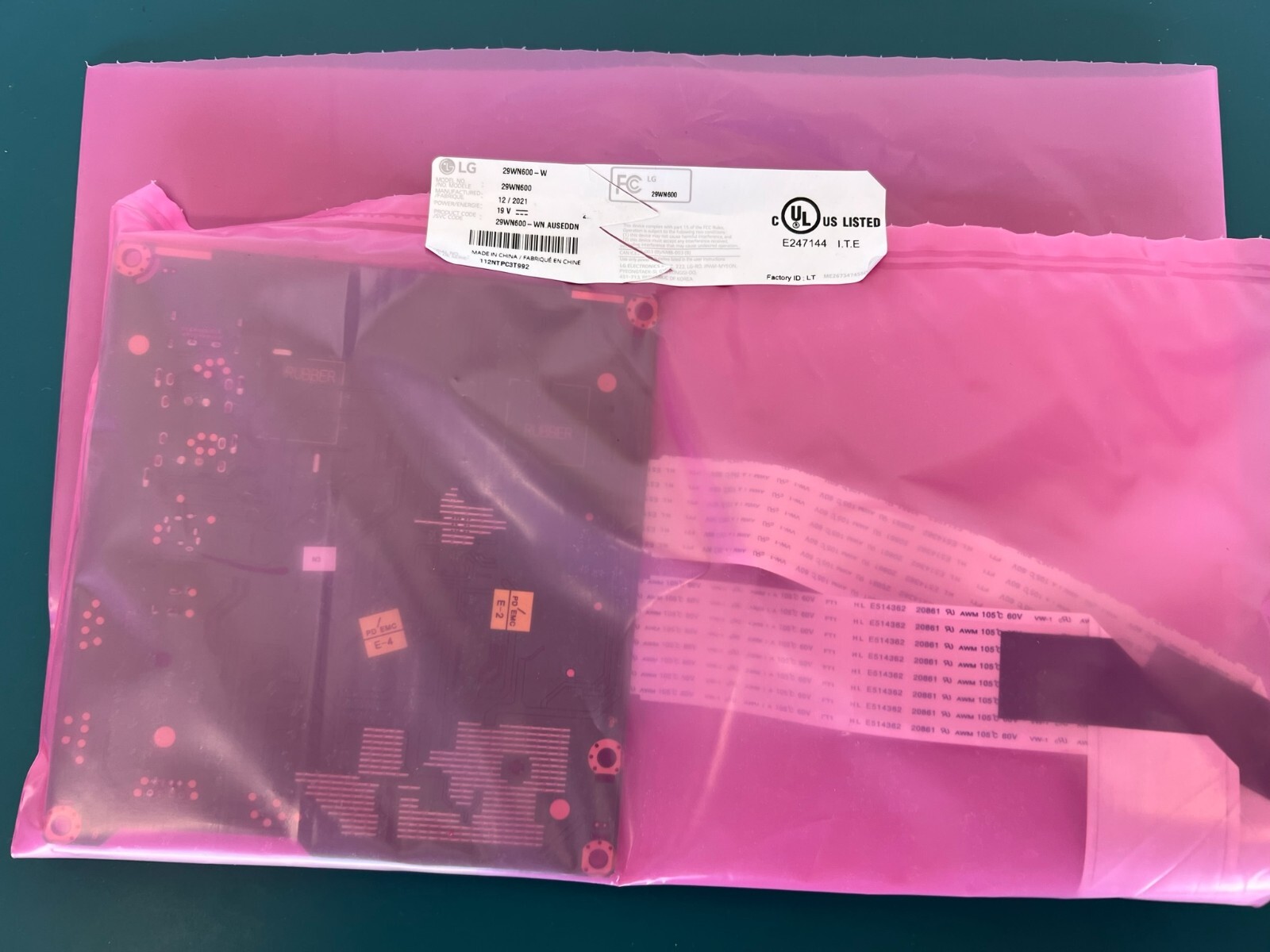 LG 29WN600-W MONITOR MAIN BOARD Motherboard EAX68884761 (1.6) - Image 2