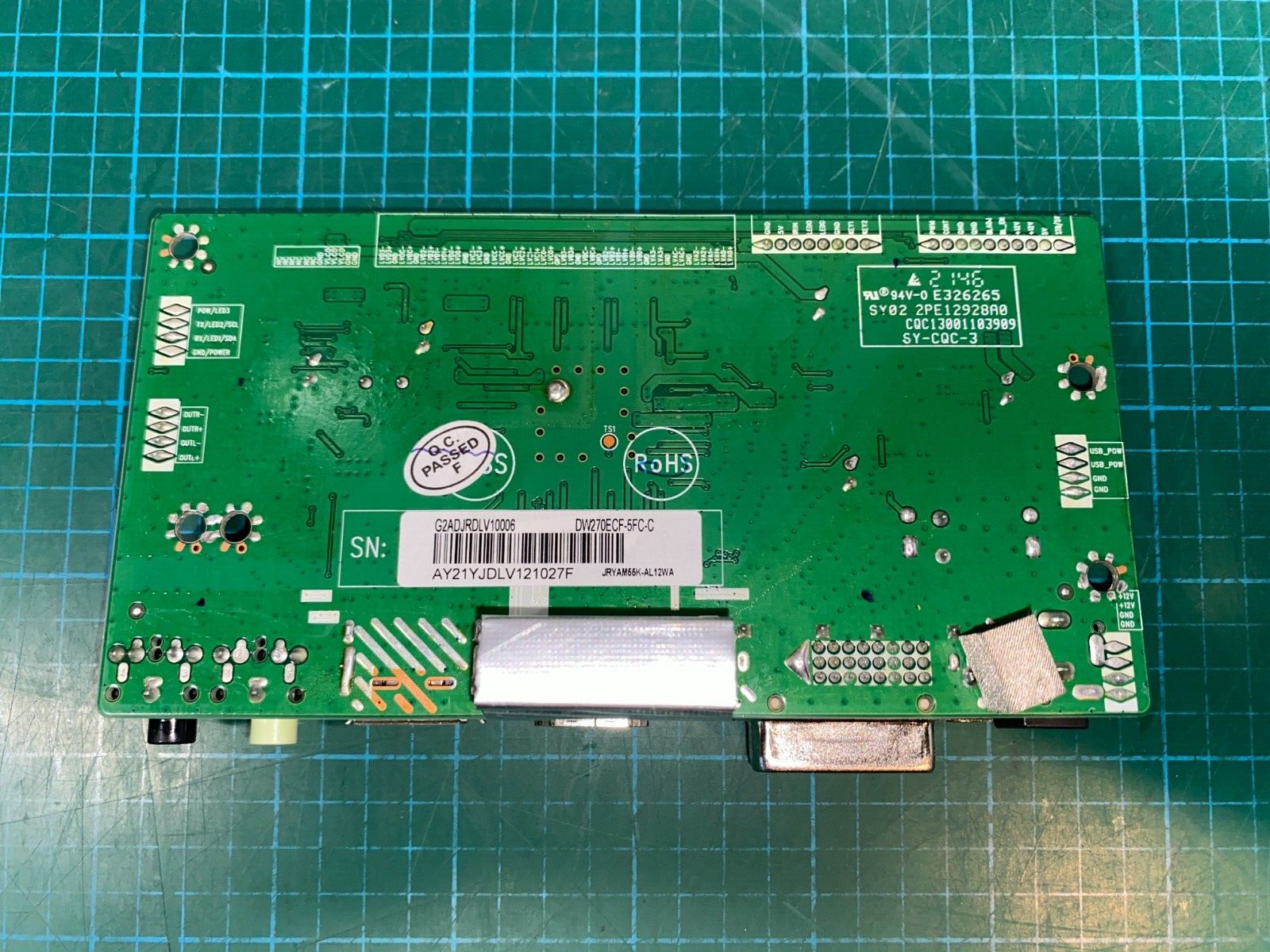 ASUS VG27V VG27VQ Monitor Main Board + PSU Power Supply Board Repair Kit - Image 4
