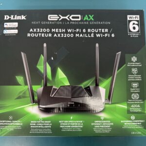 D-Link WiFi 6 Router AX3200 MU-MIMO Voice Control Dual Band Wireless Gigabit ...