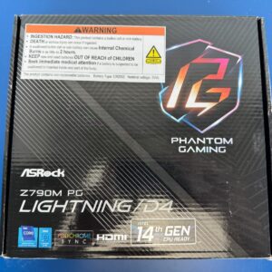 ASRock Z790M PG LIGHTNING/D4 LGA 1700 Intel Z790 SATA 6Gb/s DDR4  Micro ATX Inte