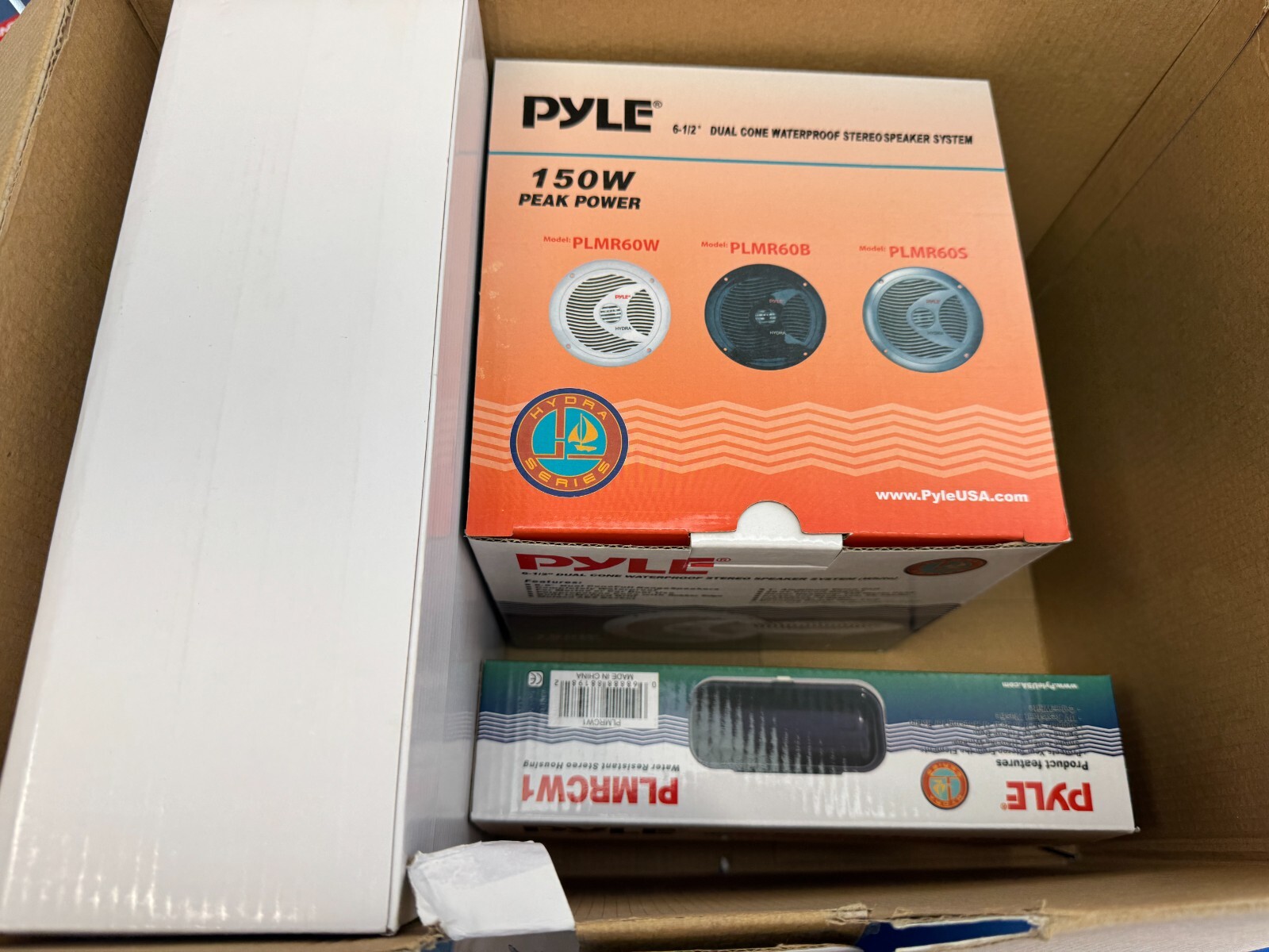 Pyle PLCDBT85MRW In Dash Marine Boat CD Bluetooth + 2 Speakers & Radio Cover - Image 11