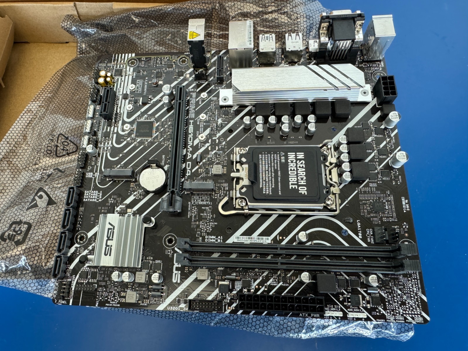 ASUS PRIME H610M-A D4 LGA 1700 (Intel 12th, 13th &14th) Micro-ATX