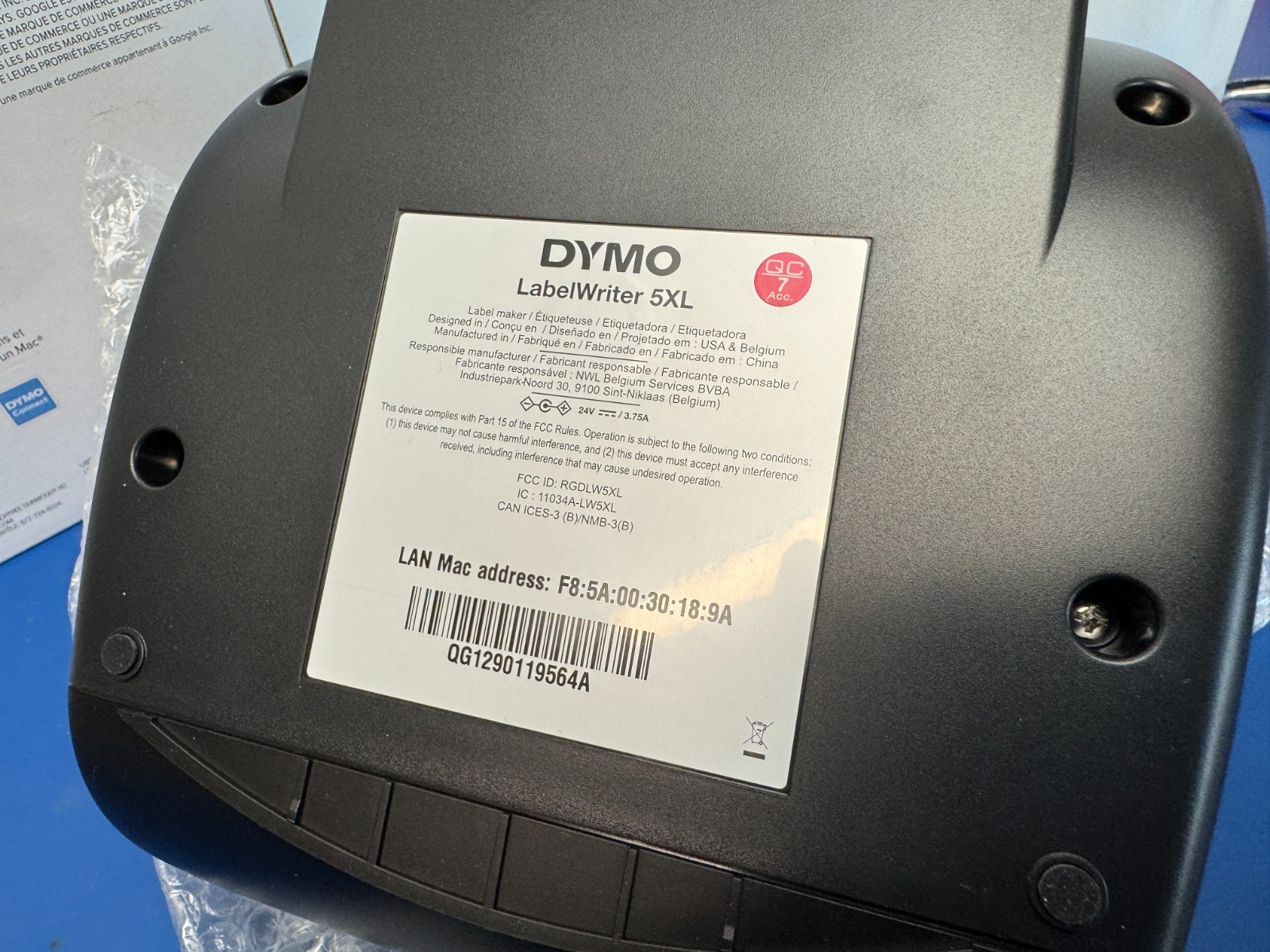 Dymo LabelWriter 5XL Portable Label Printer (2112554) - Image 6