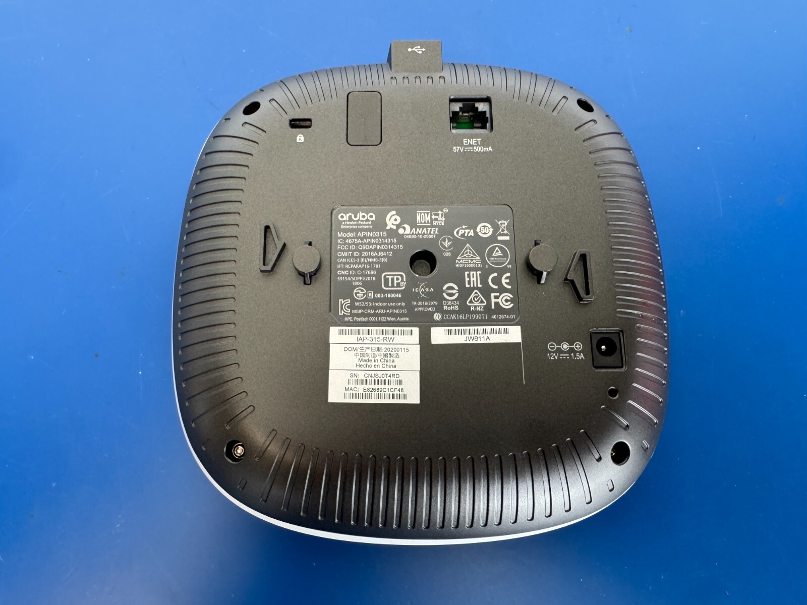 Aruba AP-315 APIN0315 IAP-315-RW 802.11ac JW811A Dual Band 310 Access Point - Image 6