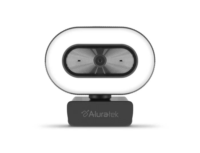 Aluratek 1080p HD Webcam with Ring Light AWCL05F
