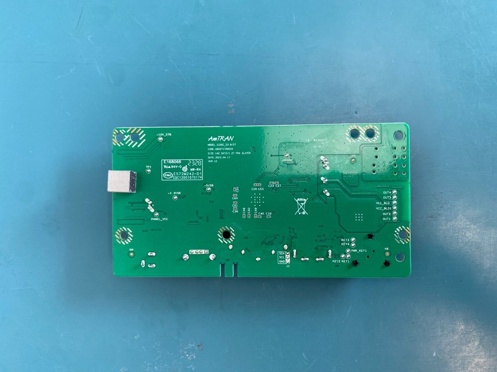 SAMSUNG S27C330GAN LS27C330GANXZA Monitor Main Board - Image 3