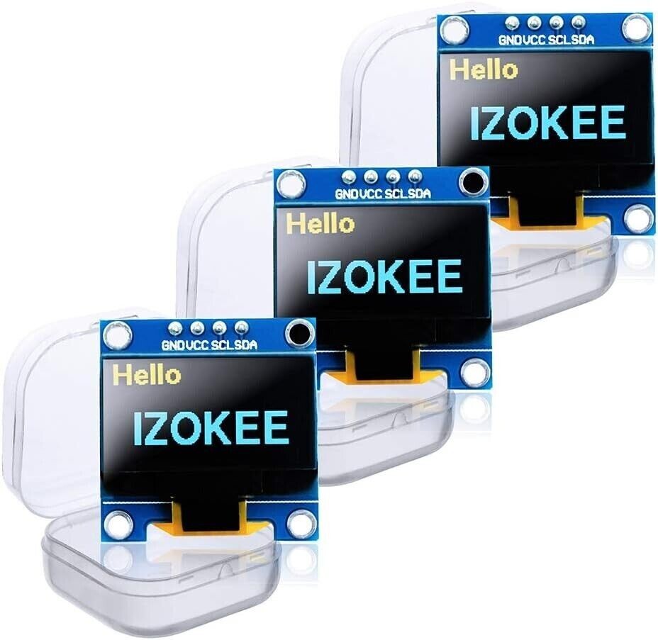 Ultra High Contrast OLED Display Shield Module - Versatile IIC/I2C Interface