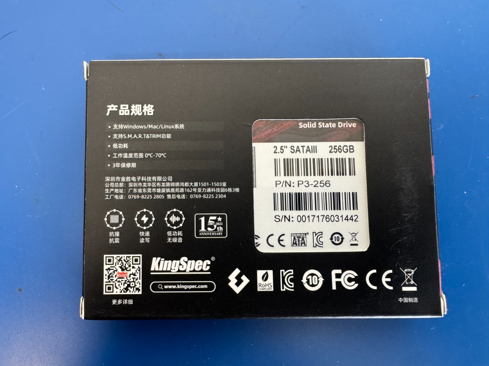 KingSpec SSD 256GB hdd 2.5 Sata III Hard Disk Drive P3-256 - Image 4
