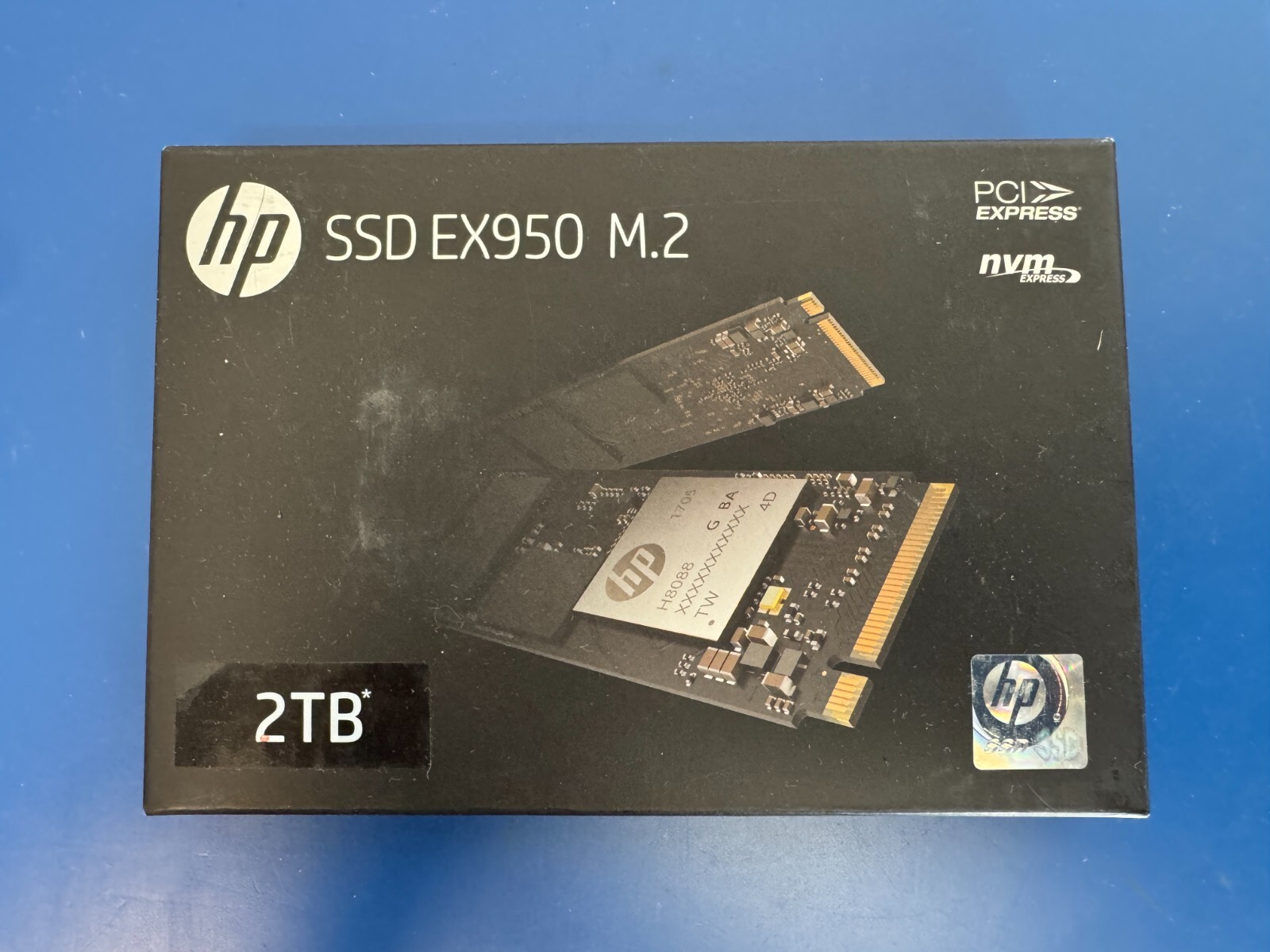 HP EX950 M.2 2TB PCIe 3.1 x4 NVMe 3D TLC NAND Internal SSD 5MS24AA#ABC