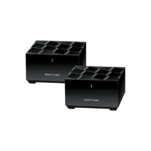 Netgear Nighthawk Whole Home Mesh WiFi 6 (MK62) AX1800 1 Router  1 Satelitte