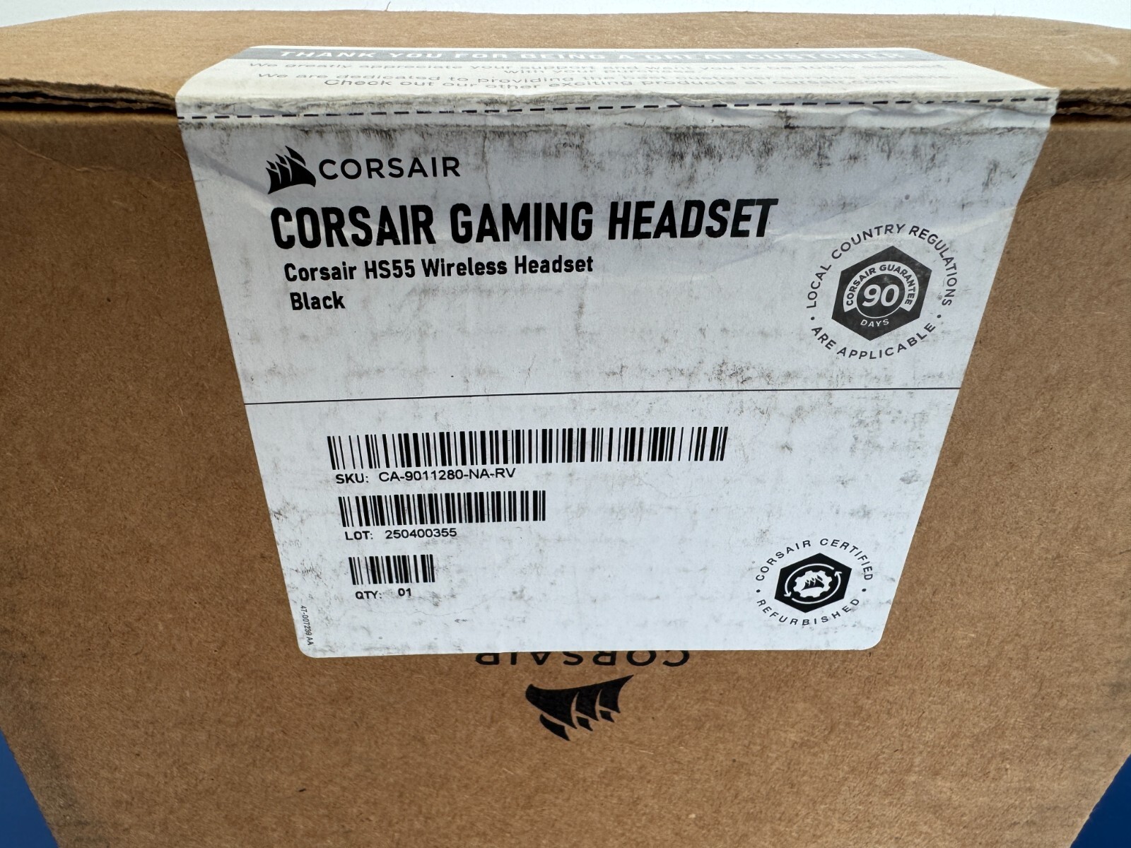 CORSAIR HS55 WIRELESS Gaming Headset With Bluetooth Black - Image 2