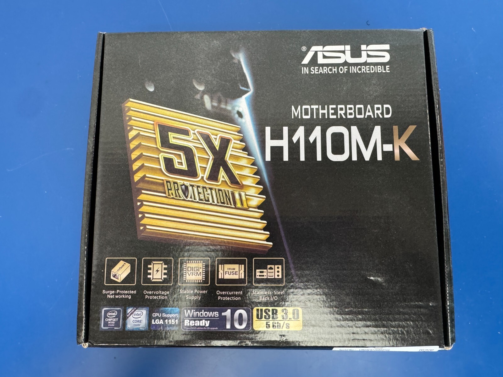 ASUS H110M-K LGA 1151 Intel H110 SATA 6Gb/s USB 3.0 Micro ATX Intel Motherboard - Image 3