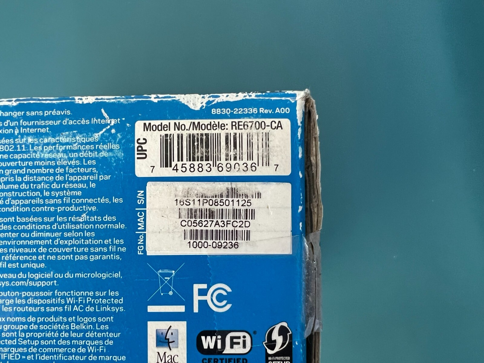AC1200 Wi-Fi Range Extender, White by Linksys RE6700 Dual band - Image 2