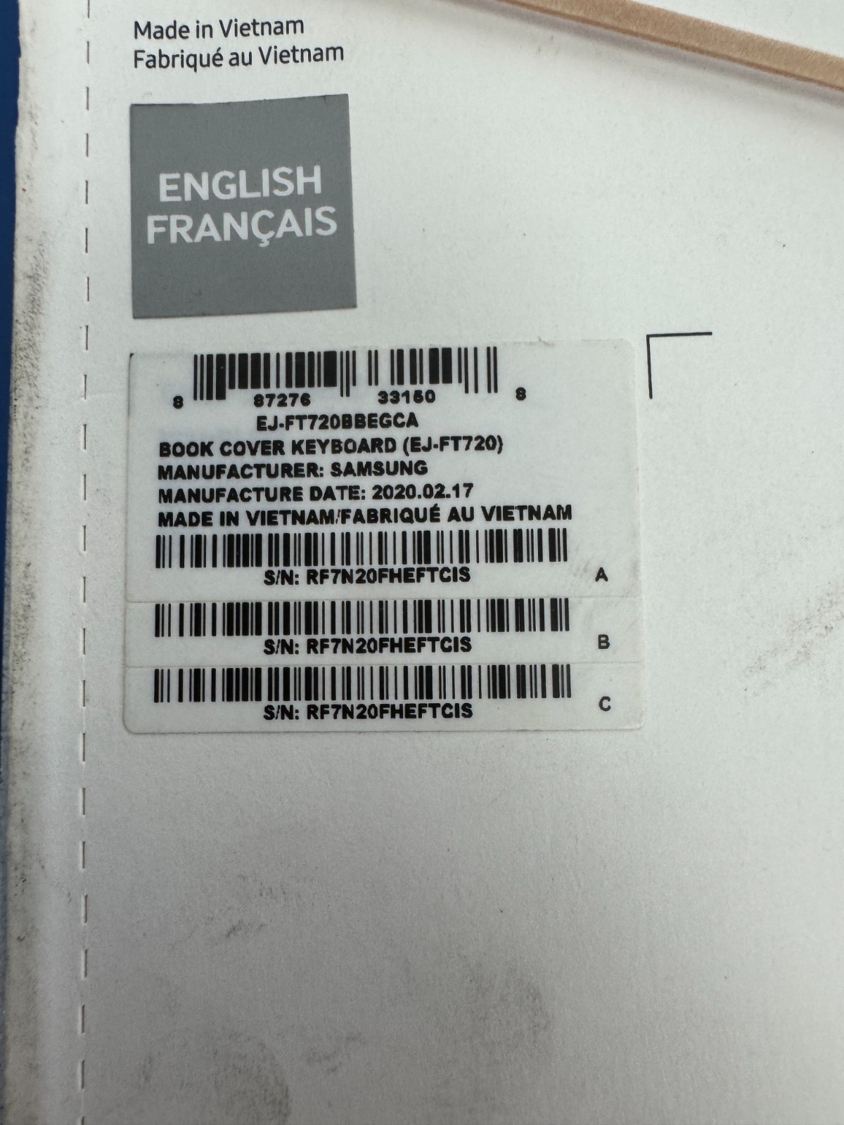 Samsung Book Cover Keyboard for Galaxy Tab S5e Dark Gray Canadian multilingual - Image 3