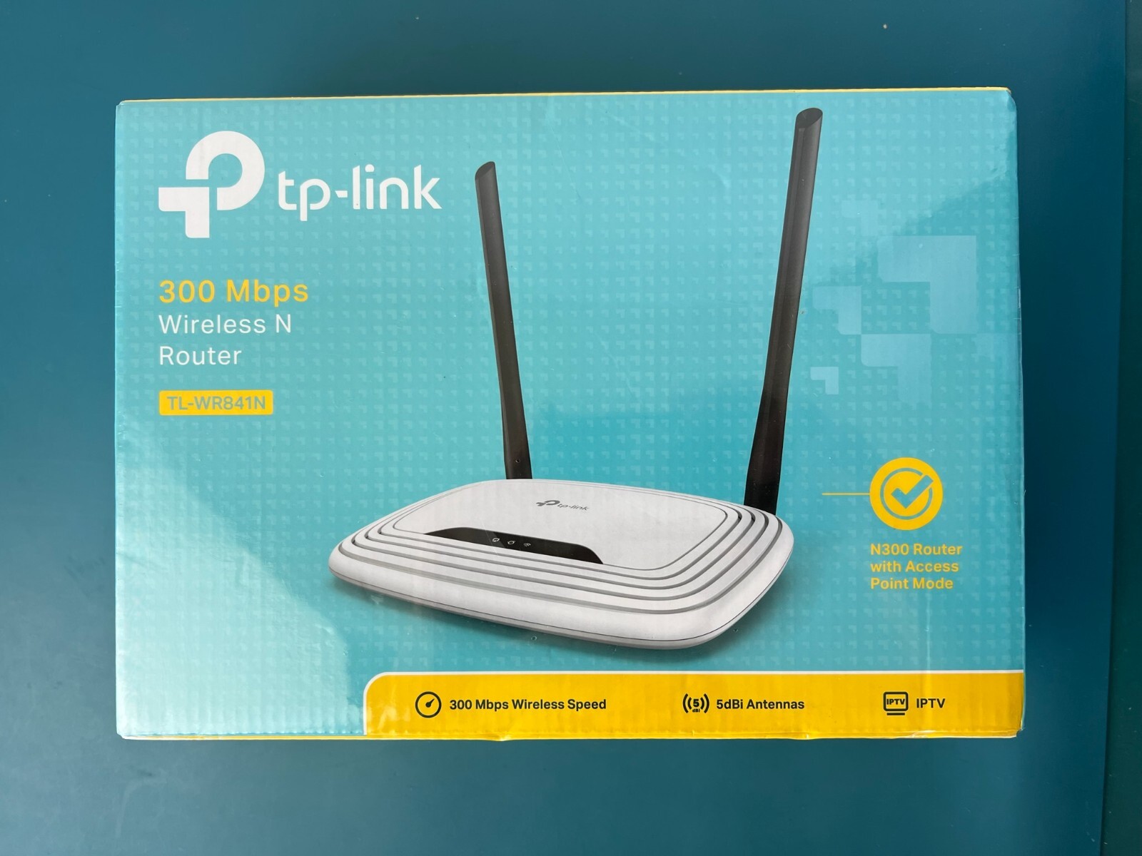 TP-Link N300 Wireless Wi-Fi Router High Power Antennas TL-WR841N New