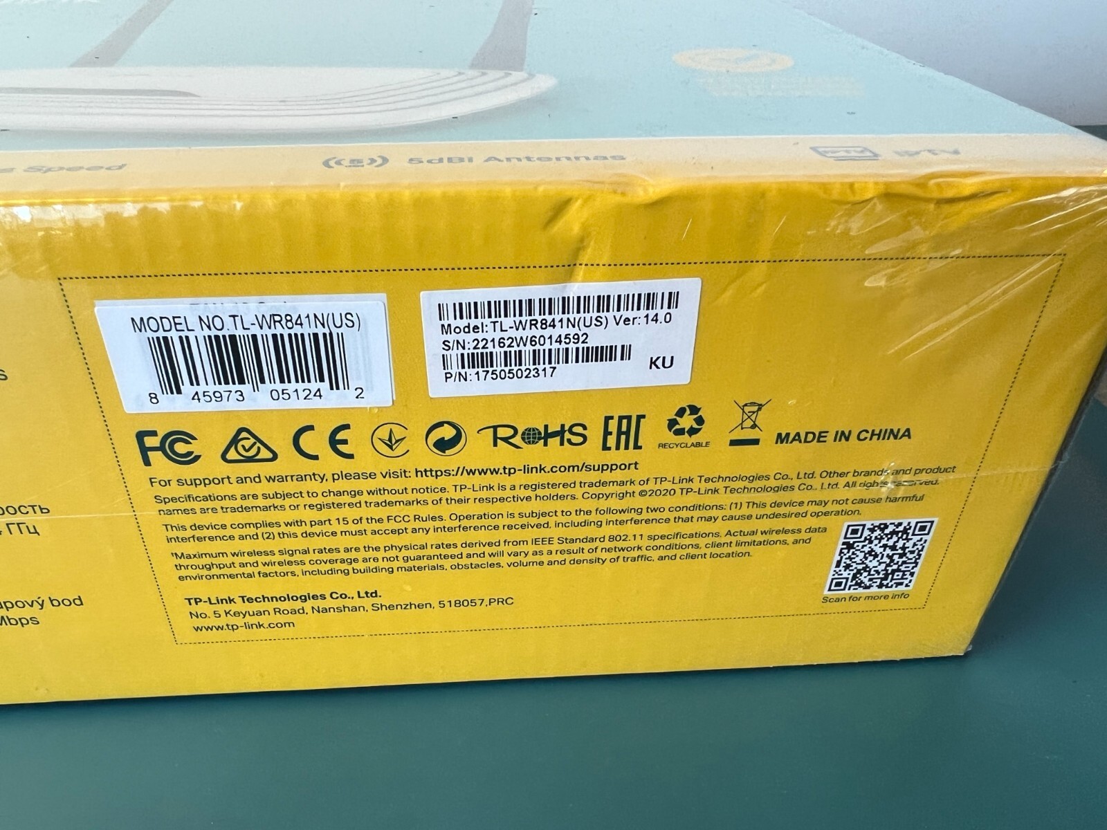 TP-Link N300 Wireless Wi-Fi Router High Power Antennas TL-WR841N New - Image 2