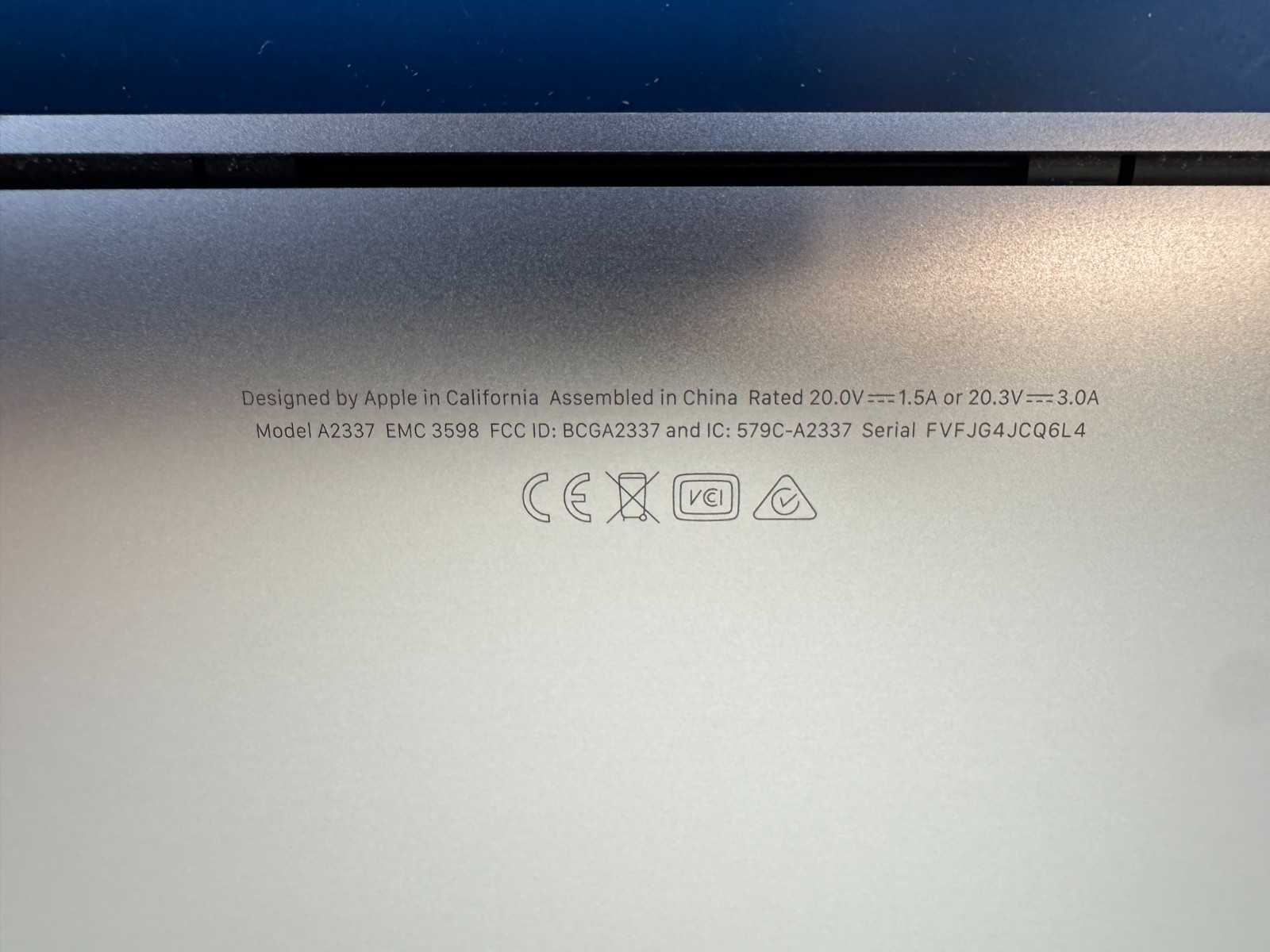 Apple Macbook Air 13.3" M1 Chip 8GB 256GB Space Gray MGN63C/A FRENCH - Image 8