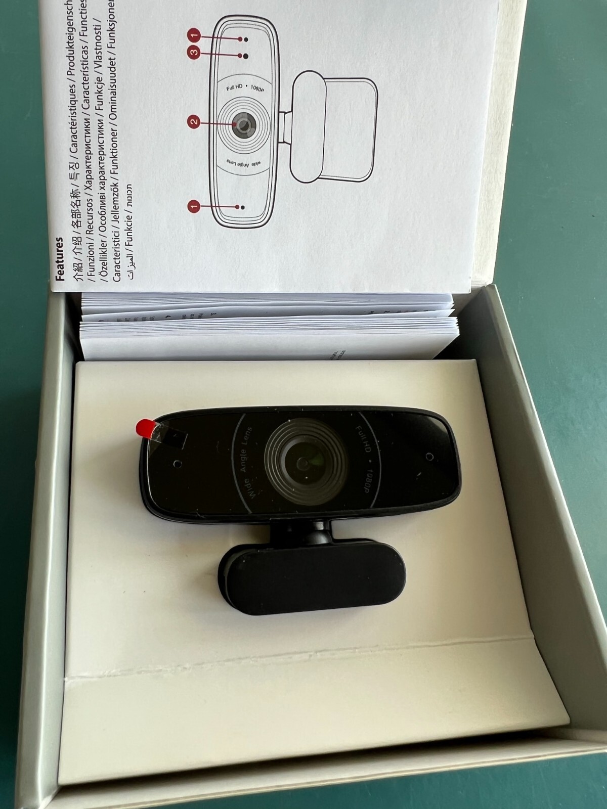 ASUS Webcam C3 1080p HD USB Camera - Beamforming Microphone Tilt-Adjustable 3... - Image 4