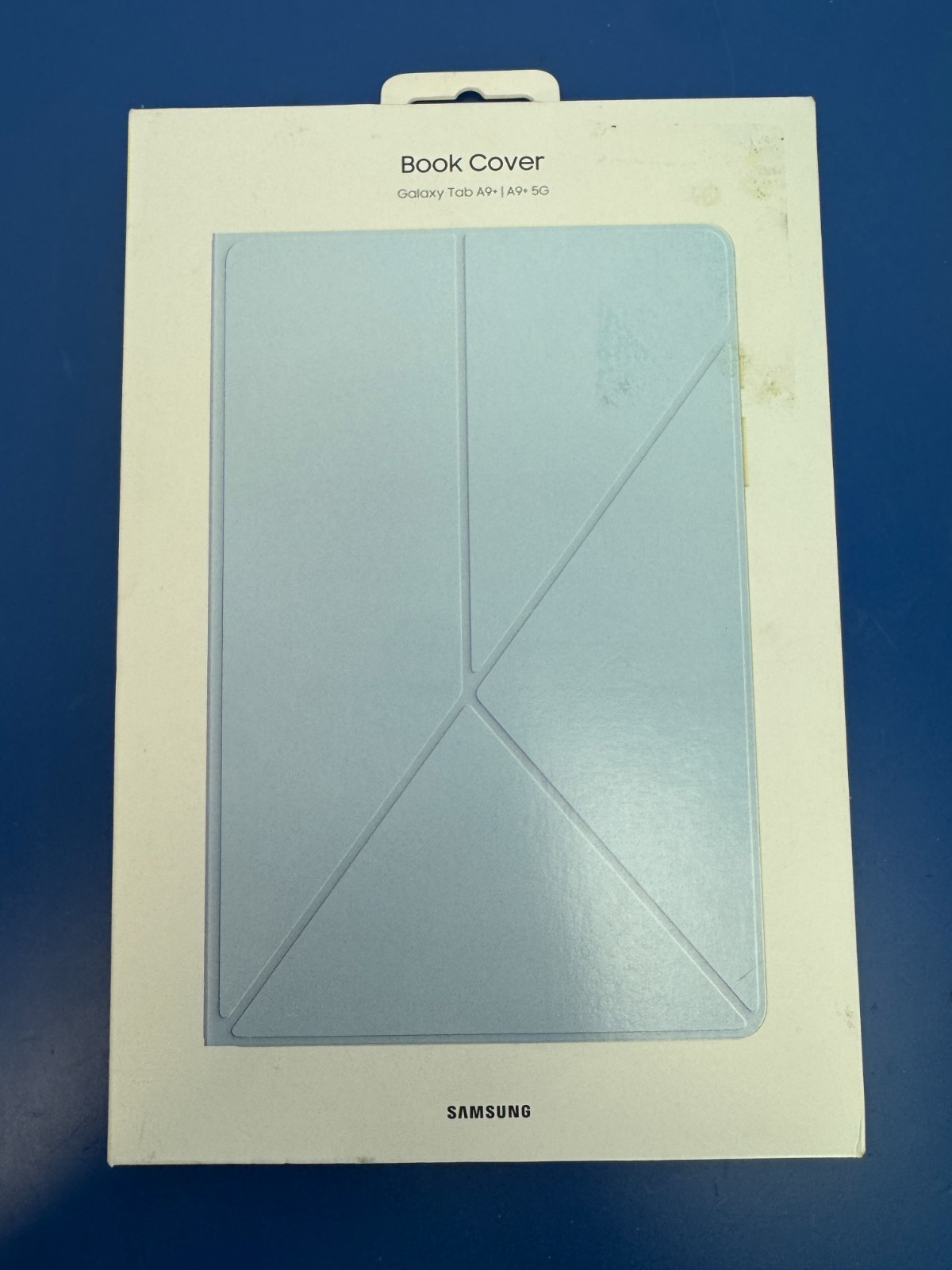 Samsung Galaxy Tab A9+ Book Cover Blue