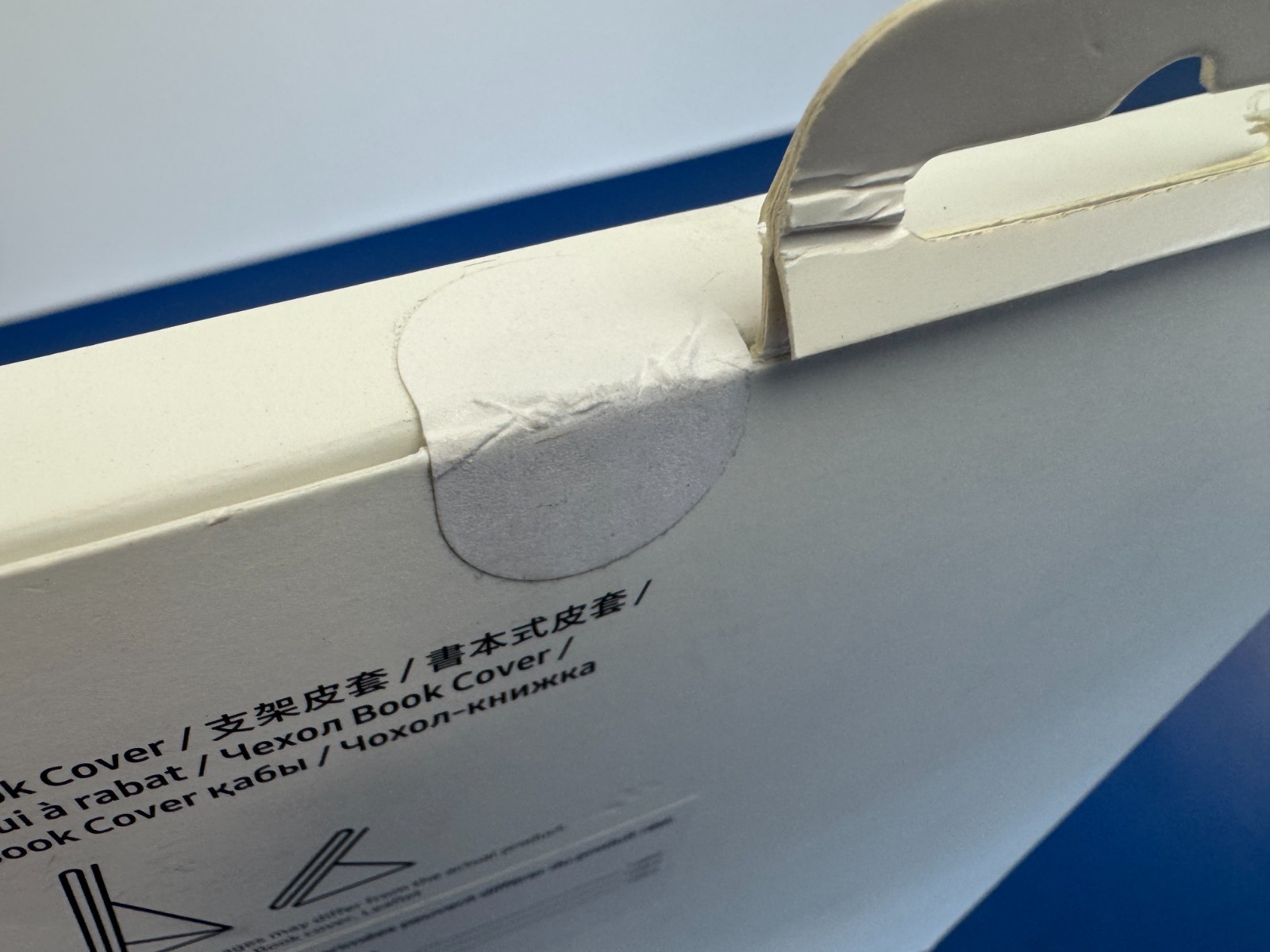 Samsung Galaxy Tab A9+ Book Cover Blue - Image 4