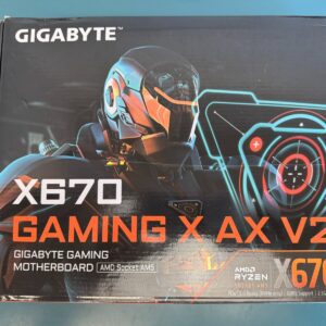 GIGABYTE X670 GAMING X AX V2 AM5 LGA 1718 AMD ATX Motherboard with 5-Year