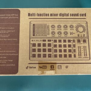 New Open Box MULTI-FUNCTION MIXER DIGITAL SOUND CARD K300 Professional