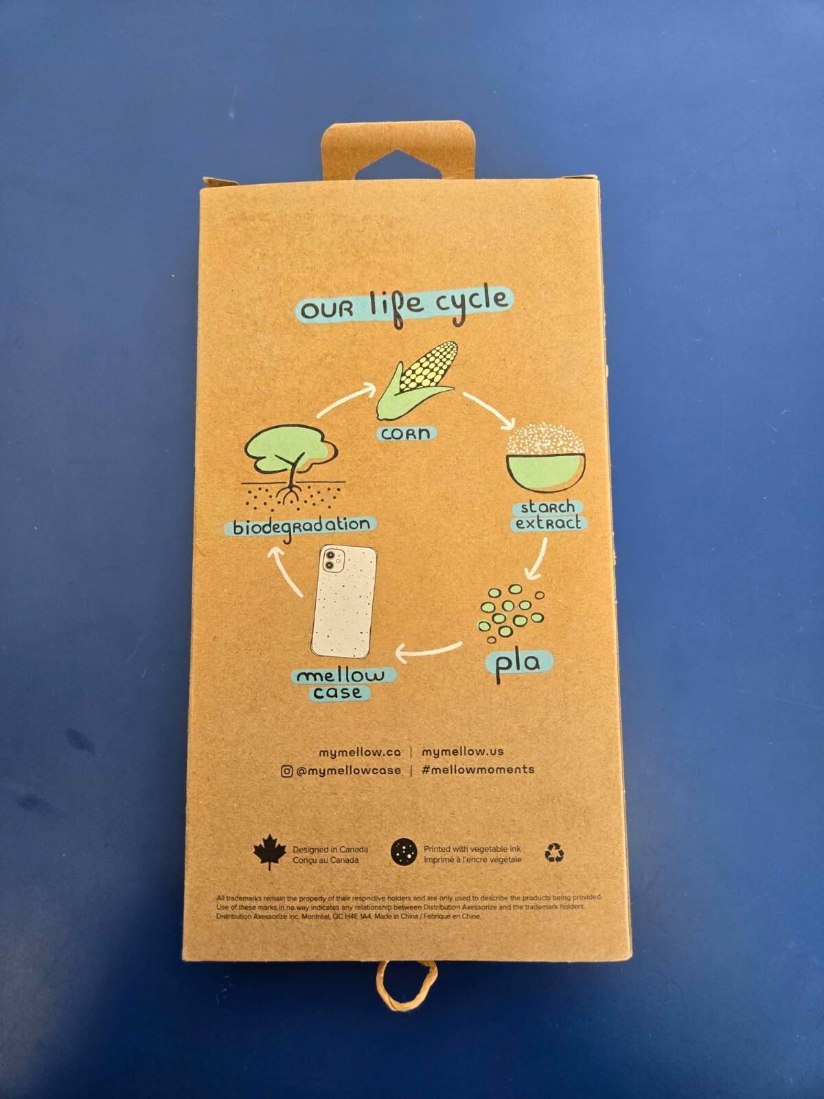 Mellow Bio Compostable Case for iPhone 12, 12 Pro - Cloud 9 - Image 2
