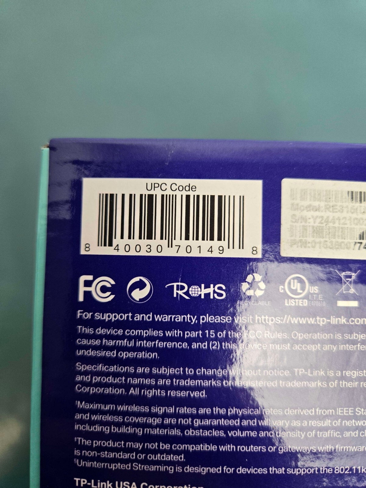 TP-LINK RE315 AC1200 Dual Band Wi-Fi Extender - Image 3