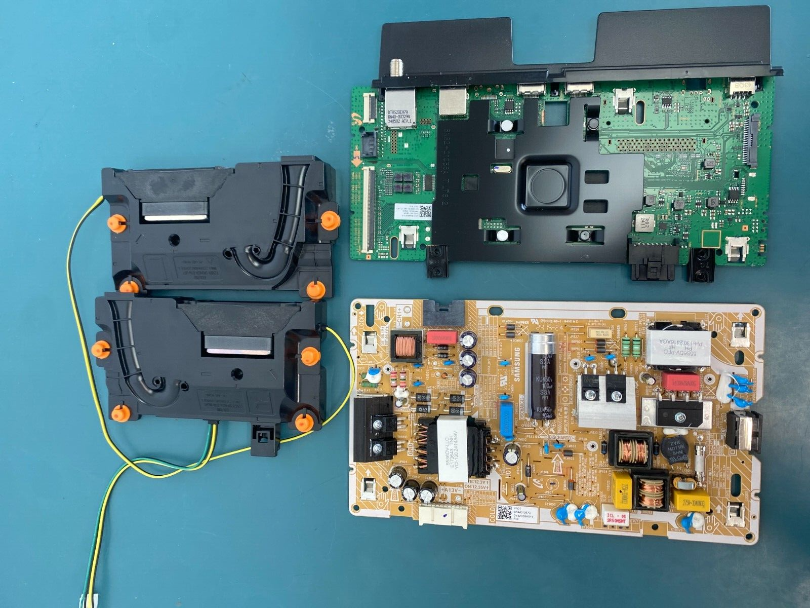 SAMSUNG UN55DU6900F TV Main Board + PSU Power Supply + Speakers BN62-01036A
