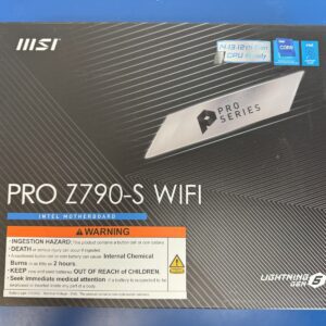 MSI PRO Z790-S WiFi ProSeries Motherboard  Supports 12th/13th/14th Gen Intel