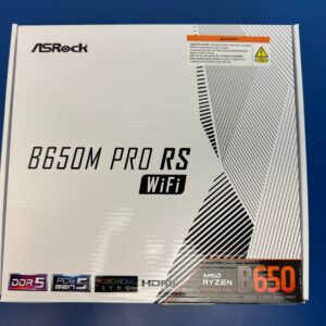 ASRock B650M Pro RS WiFi AM5 AMD B650 SATA 6Gb/s Micro ATX Motherboard