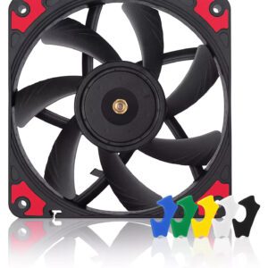 Noctua NF-A12x15 PWM chromax.Black.swap, Premium Quiet Slim Fan, 4-Pin (120x15mm