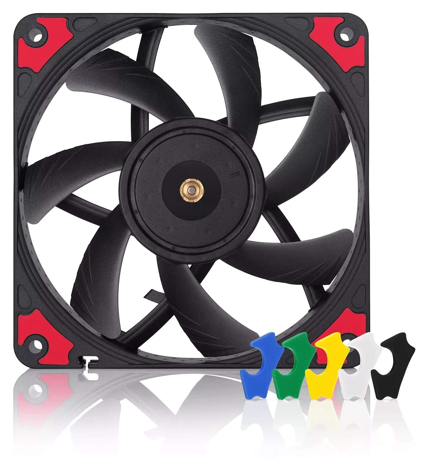 Noctua NF-A12x15 PWM chromax.Black.swap, Premium Quiet Slim Fan, 4-Pin (120x15mm