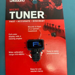 D'Addario Planet Waves PW-CT-12 - Micro Headstock Tuner PWCT12