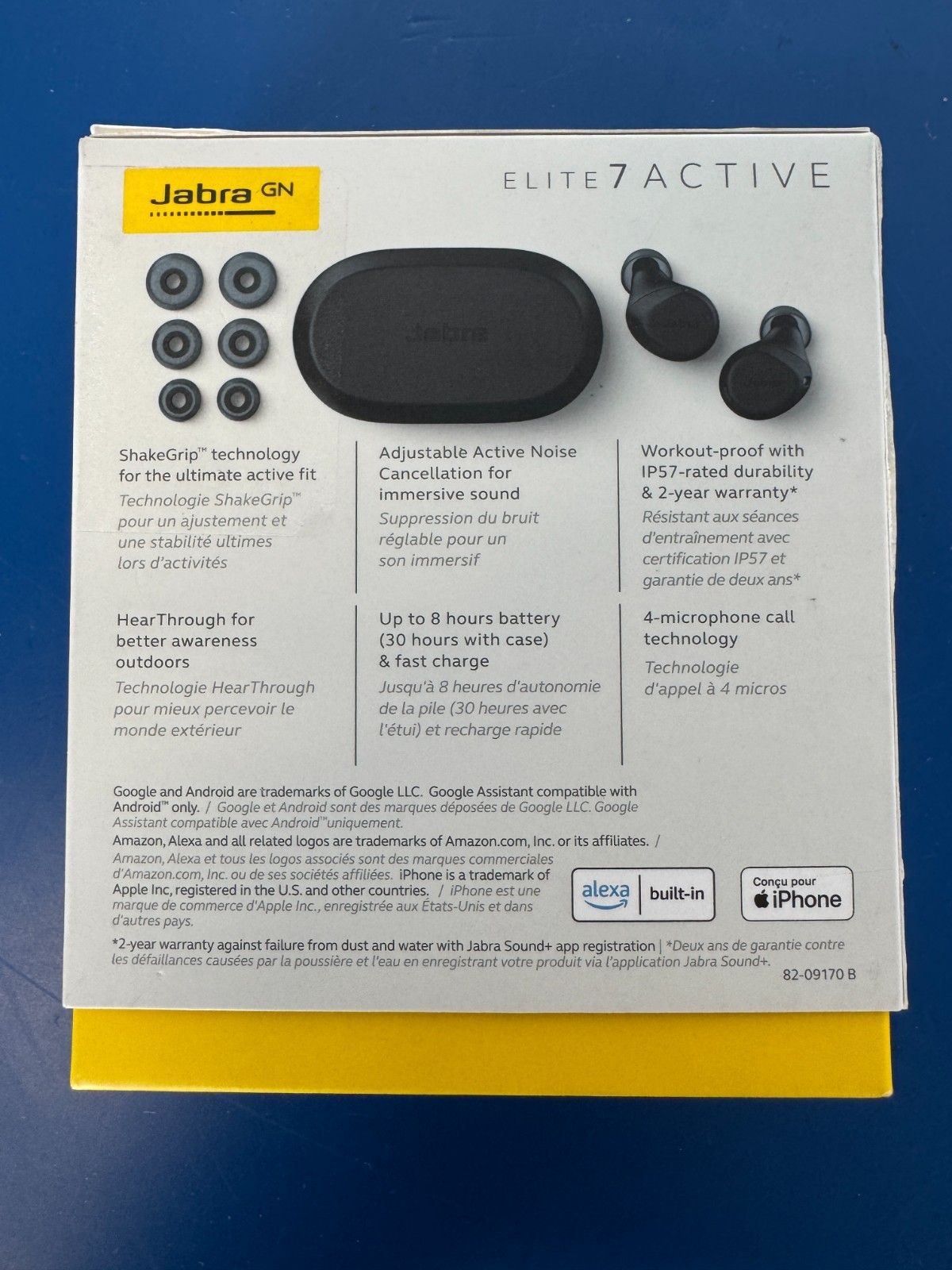 Jabra Elite 7 Active in-Ear Bluetooth Earbuds - True Wireless Black - Image 3