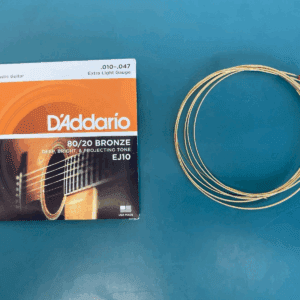 D'Addario Extra Light Acoustic Guitar  Strings EJ10 ONLY 5TH AND 6TH