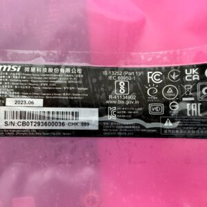 MSI G27CQ4 E2 Main Board for Monitor 715GD361-M0D-B00-005K