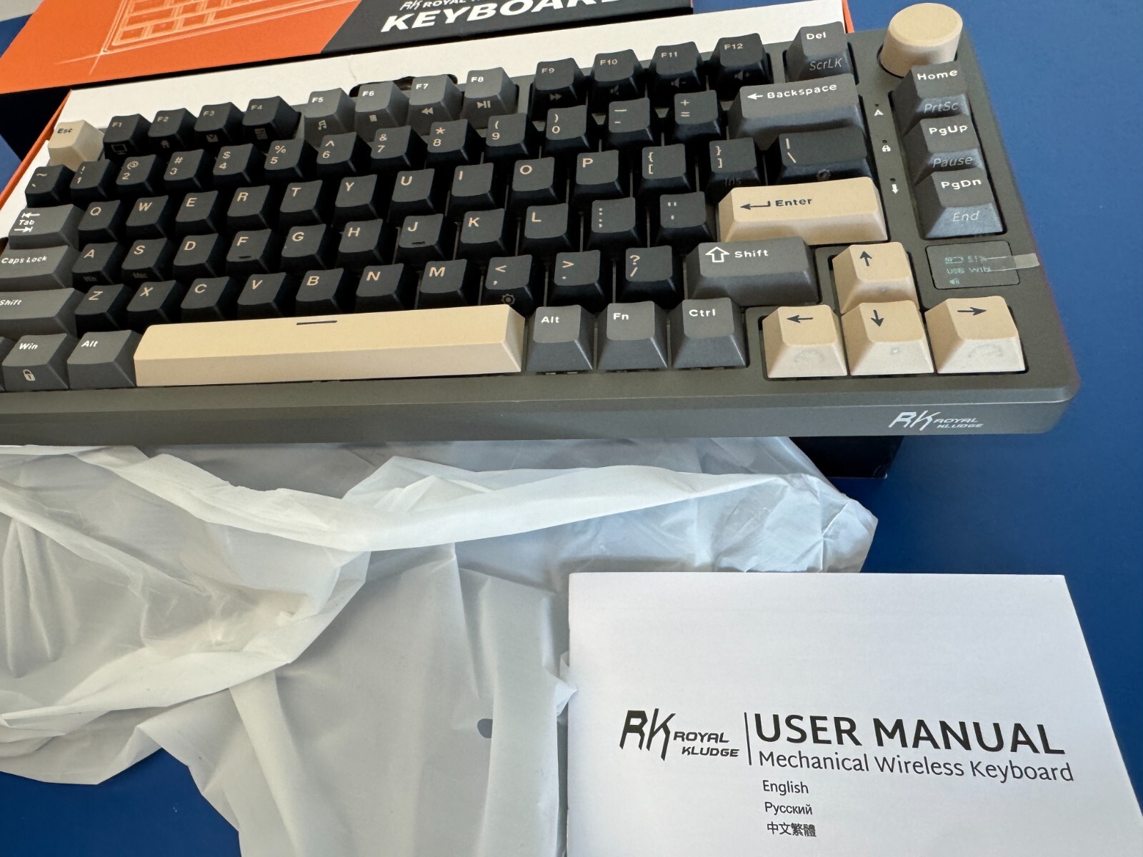 Royal Kludge RK M75 Gasket Structure 75% Mechanical Keyboard (Phantom) - Image 7