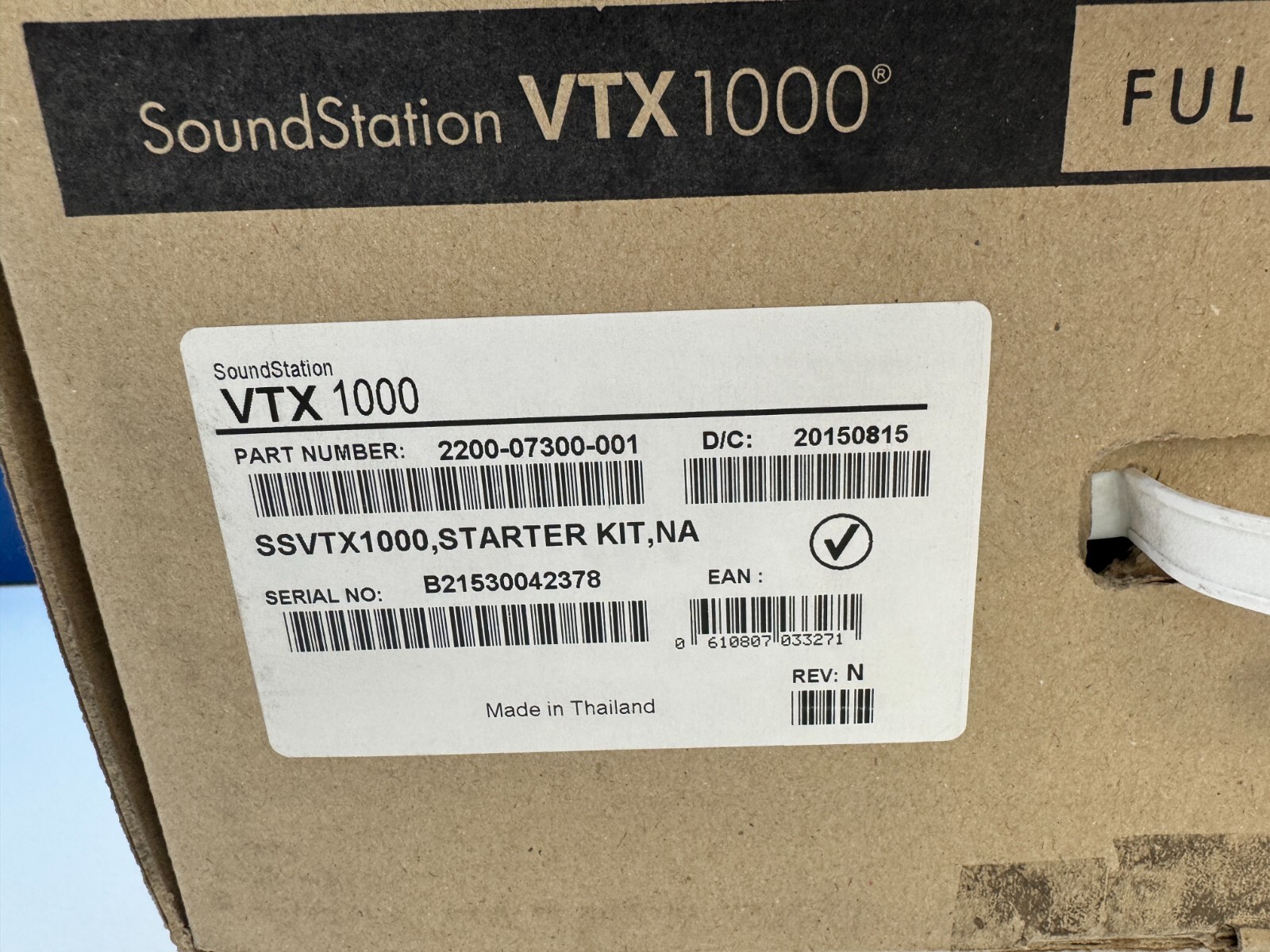 Polycom SoundStation VTX 1000 Conference Phone, Starter Kit - Image 2