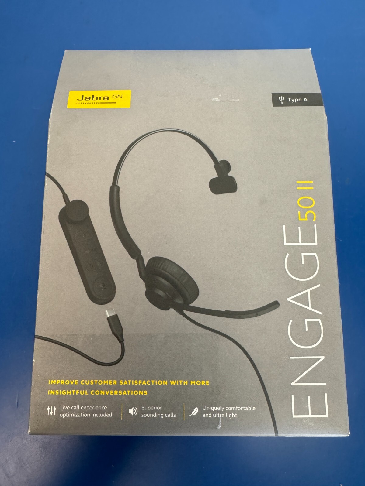 Jabra Engage 50 II - (Engage 50 II Link) USB-A MS Mono Wired Headset - Image 2