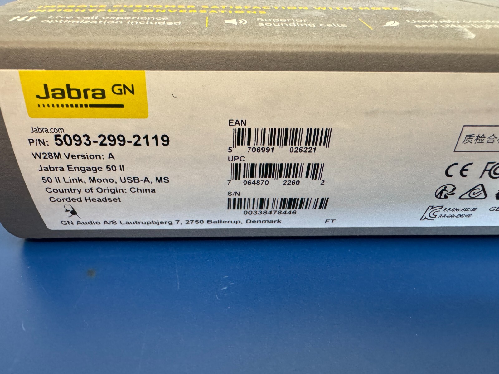 Jabra Engage 50 II - (Engage 50 II Link) USB-A MS Mono Wired Headset - Image 3