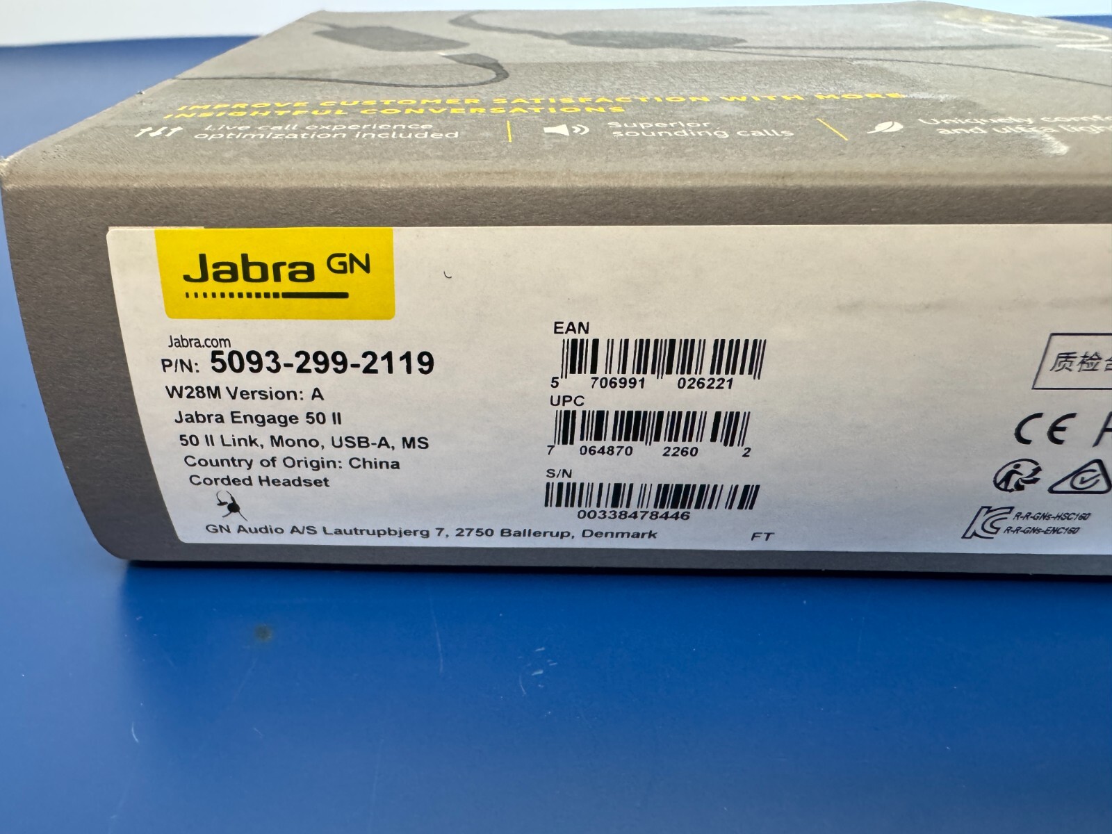 Jabra Engage 50 II - (Engage 50 II Link) USB-A MS Mono Wired Headset - Image 4