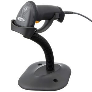Symbol LS2208-SR20007R Handheld Laser Barcode Scanner w/ USB Cord & Stand