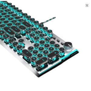 EWEADN X60 RETRO Steampunk Esports Keyboard Mechanical Gaming