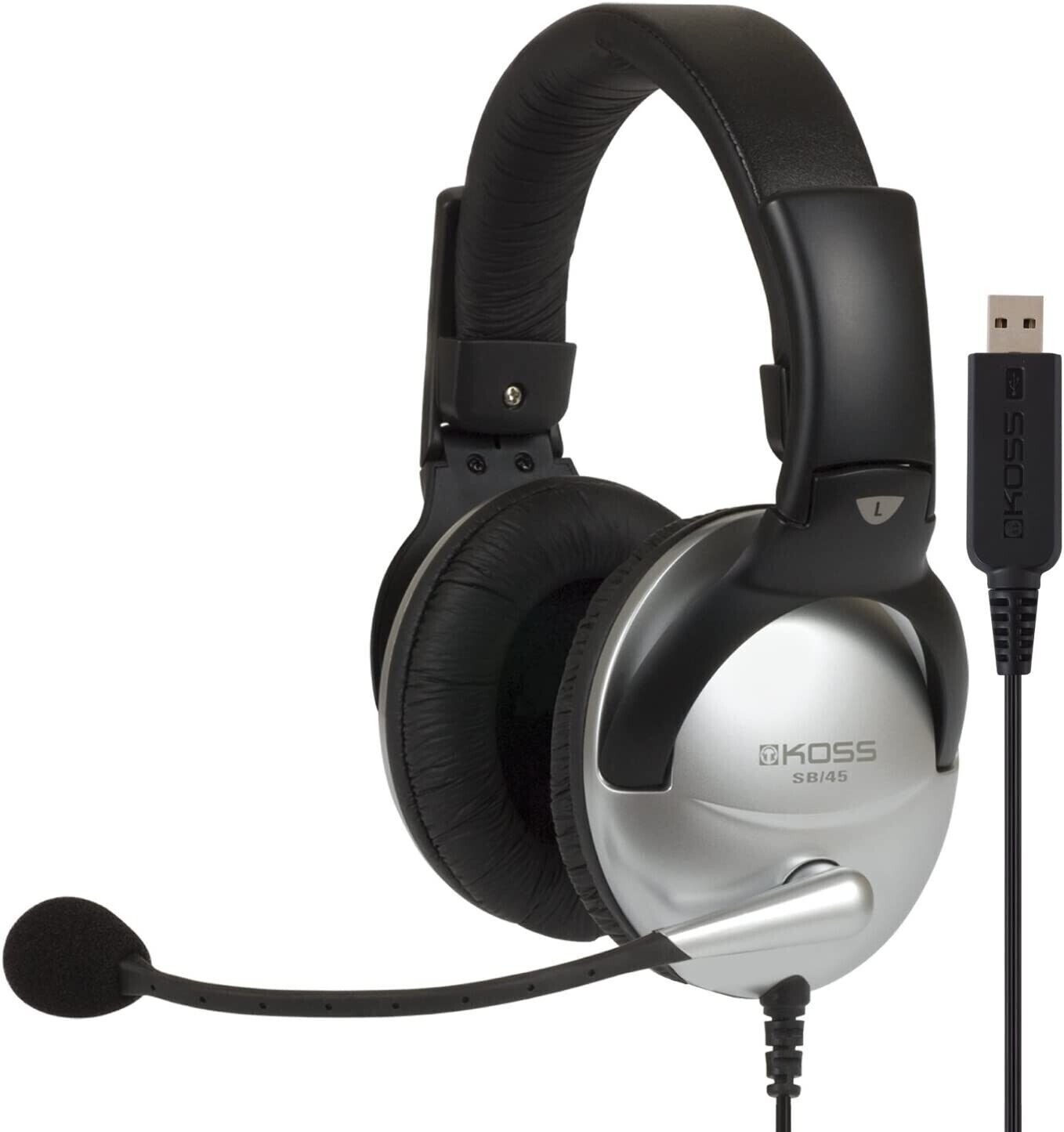 Koss - SB45 USB -178203 - Multimedia Stereo Headphone with USB Plug