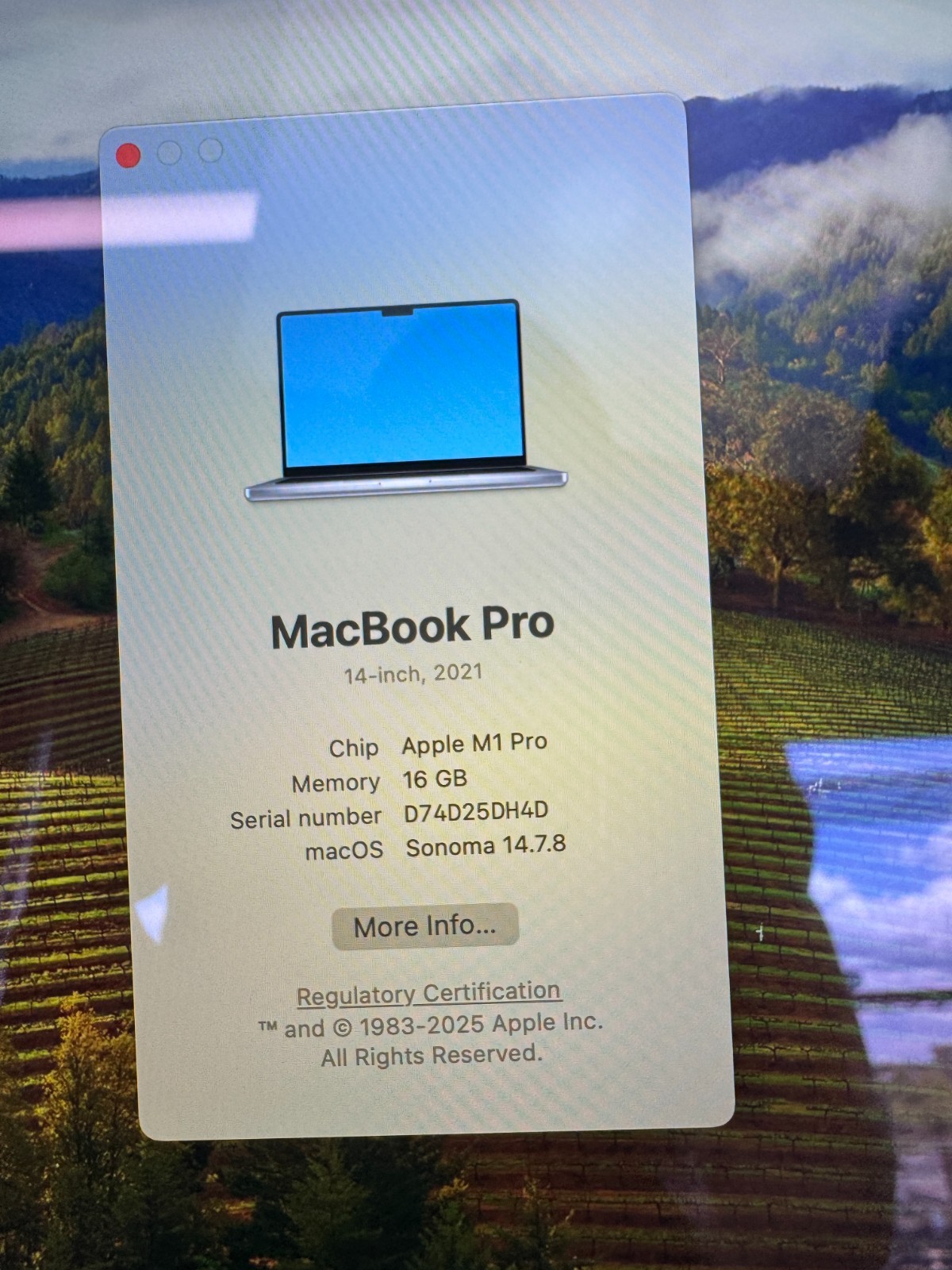 **READ** Apple MacBook Pro 14" M1 Pro 14-Core GPU A2442 16GB RAM 512GB SSD - Image 4